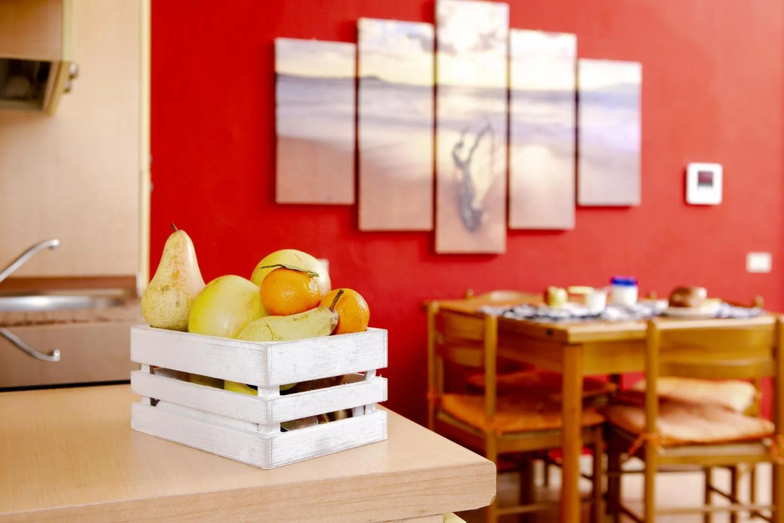 Casa Santa Lucia — Tavolo apparecchiato per la colazione